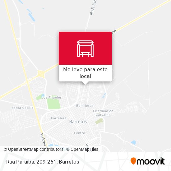 Rua Paraíba, 209-261 mapa
