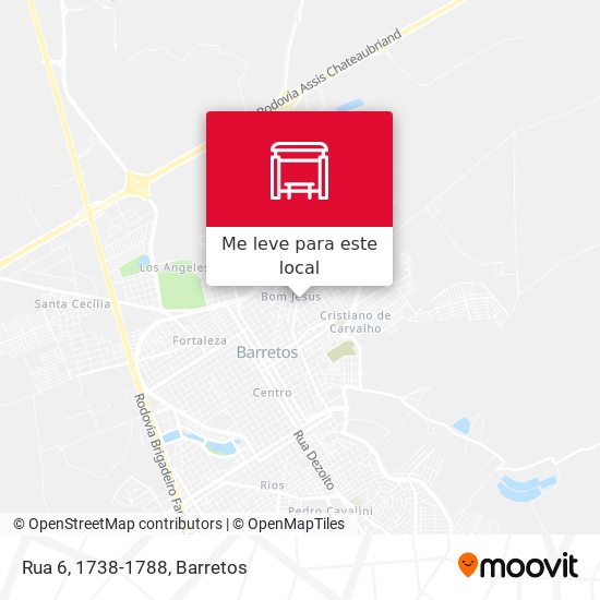 Rua 6, 1738-1788 mapa