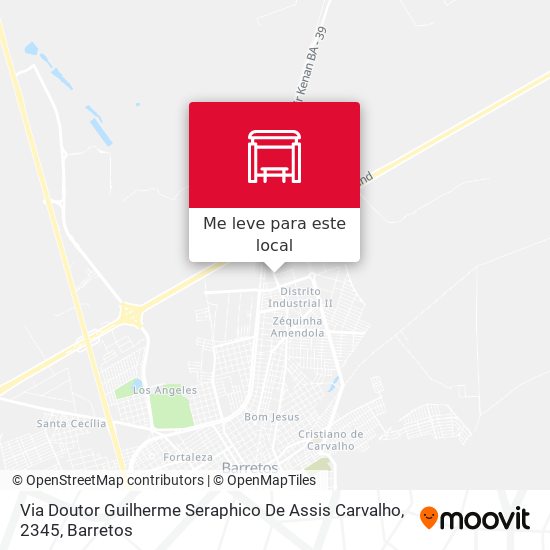 Via Doutor Guilherme Seraphico De Assis Carvalho, 2345 mapa