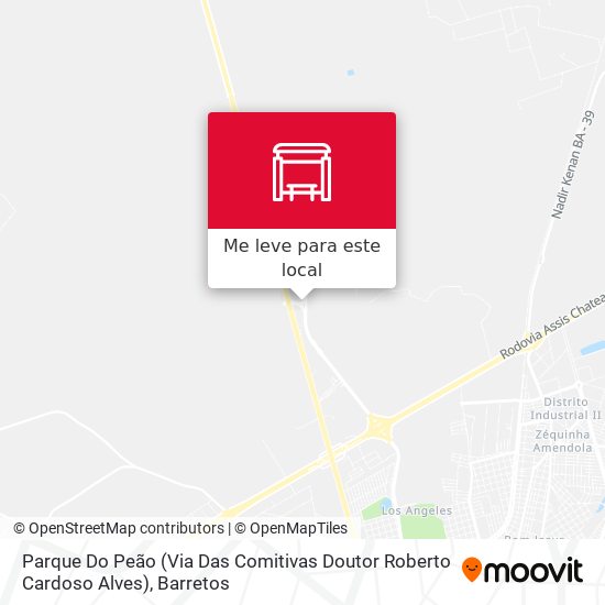 Parque Do Peão (Via Das Comitivas Doutor Roberto Cardoso Alves) mapa