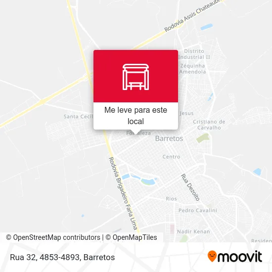 Rua 32, 4853-4893 mapa