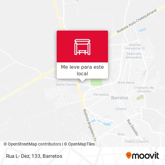 Rua L- Dez, 133 mapa