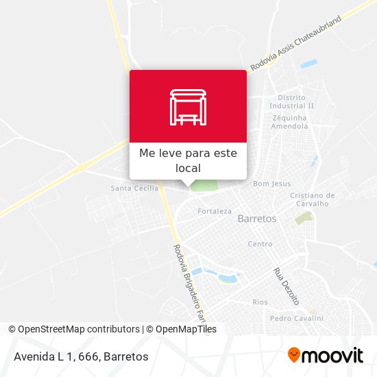Avenida L 1, 666 mapa