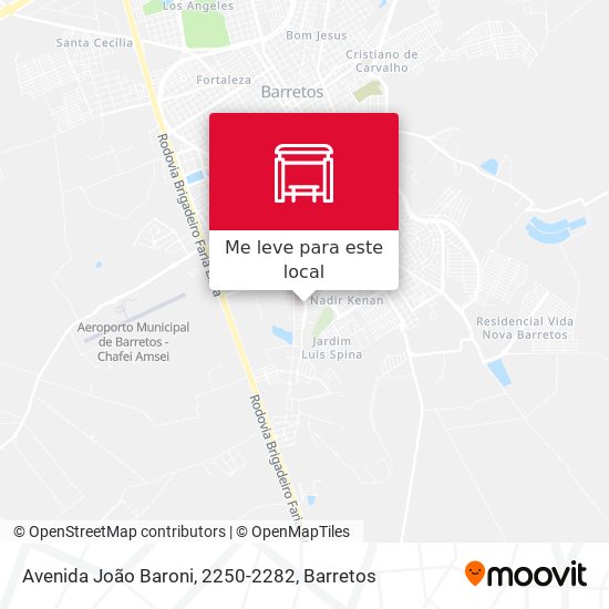 Avenida João Baroni, 2250-2282 mapa