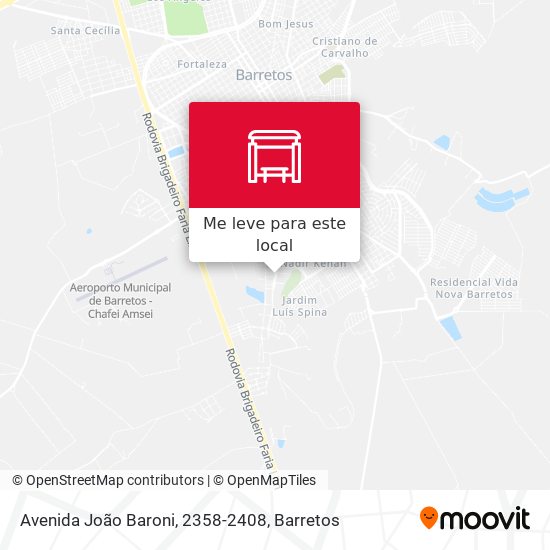Avenida João Baroni, 2358-2408 mapa