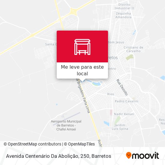 Avenida Centenário Da Abolição, 250 mapa