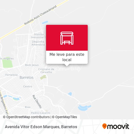 Avenida Vitor Edson Marques mapa