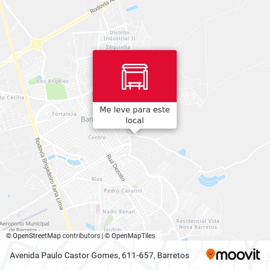 Avenida Paulo Castor Gomes, 611-657 mapa