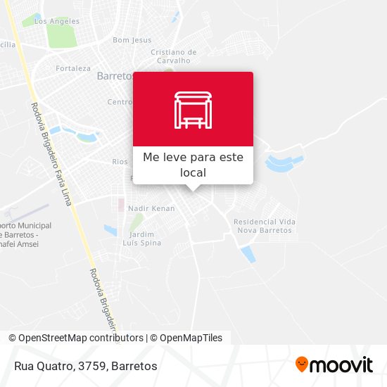 Rua Quatro, 3759 mapa
