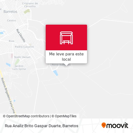 Rua Analiz Brito Gaspar Duarte mapa