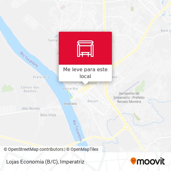 Lojas Economia (B/C) mapa