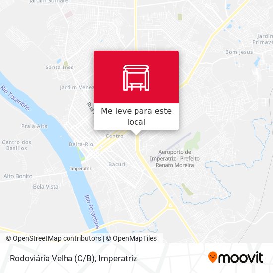 Rodoviária Velha (C/B) mapa