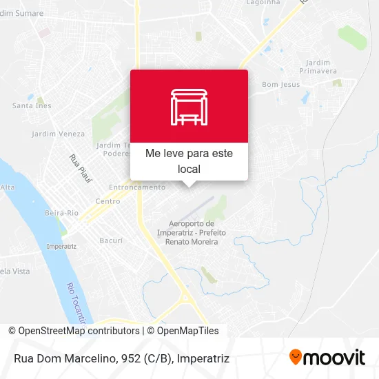 Rua Dom Marcelino, 952 (C/B) mapa