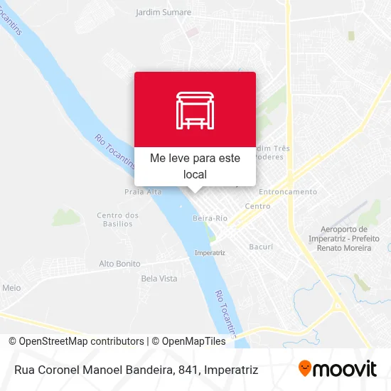 Rua Coronel Manoel Bandeira, 841 mapa