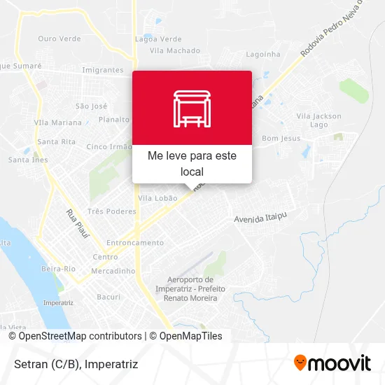 Setran (C/B) mapa