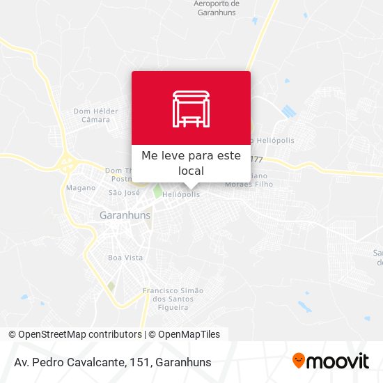 Av. Pedro Cavalcante, 151 mapa