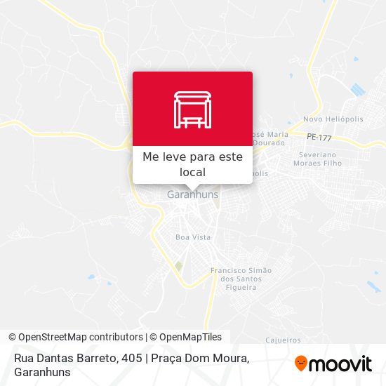 Rua Dantas Barreto, 405 | Praça Dom Moura mapa