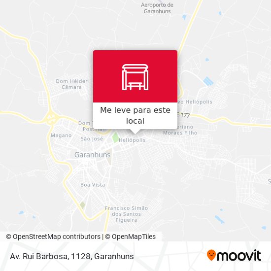 Av. Rui Barbosa, 1128 mapa