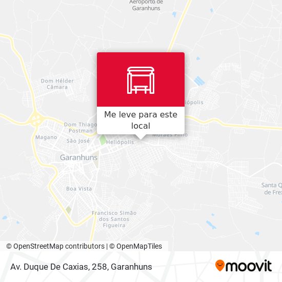 Av. Duque De Caxias, 258 mapa