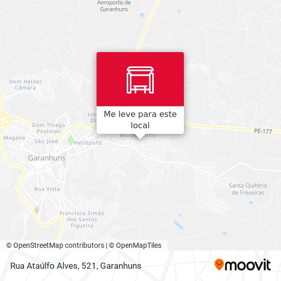 Rua Ataúlfo Alves, 521 mapa