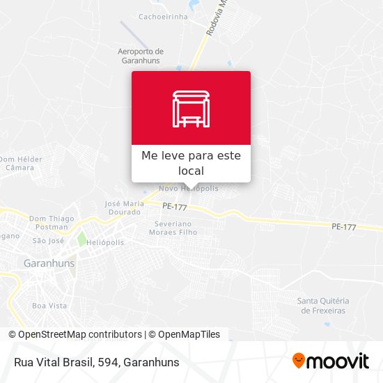Rua Vital Brasil, 594 mapa
