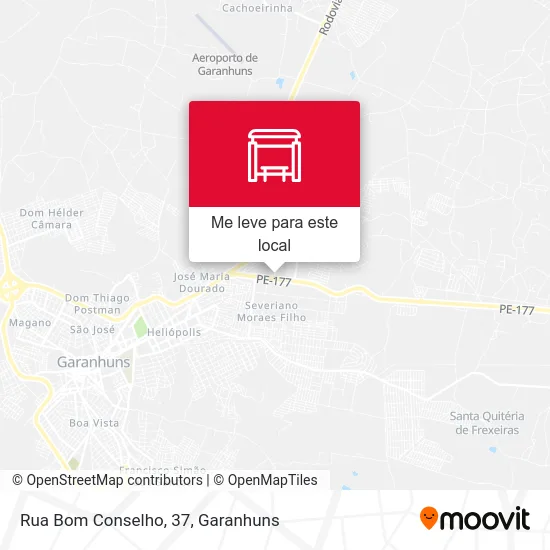 Rua Bom Conselho, 37 mapa