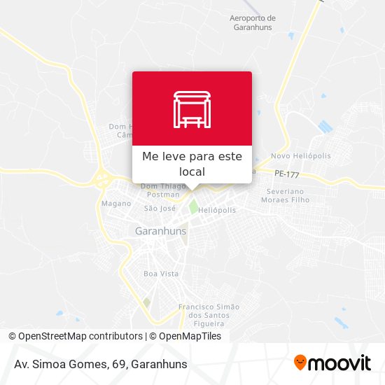 Av. Simoa Gomes, 69 mapa