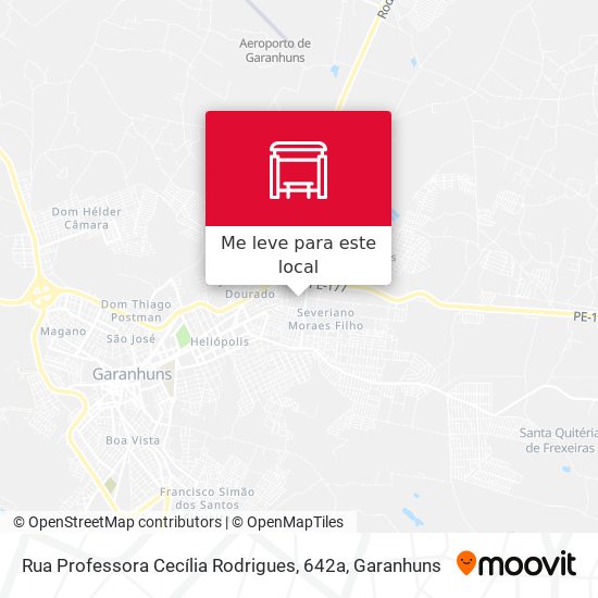 Rua Professora Cecília Rodrigues, 642a mapa