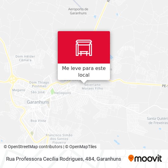 Rua Professora Cecília Rodrigues, 484 mapa