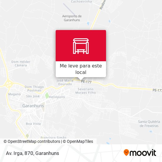 Av. Irga, 870 mapa