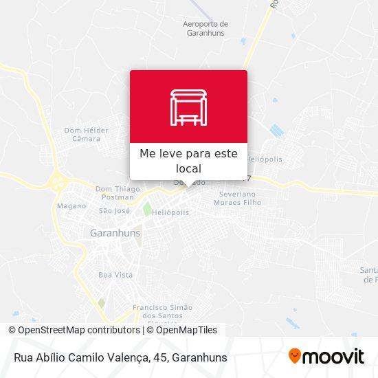 Rua Abílio Camilo Valença, 45 mapa