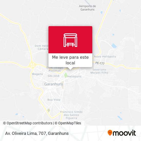 Av. Oliveira Lima, 707 mapa