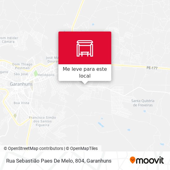 Rua Sebastião Paes De Melo, 804 mapa