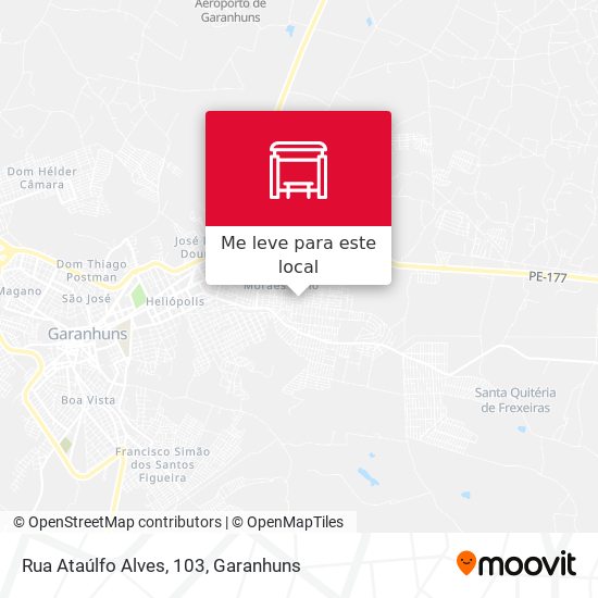 Rua Ataúlfo Alves, 103 mapa