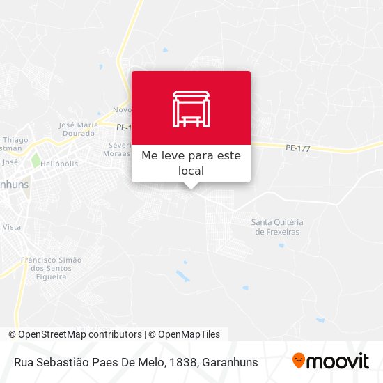 Rua Sebastião Paes De Melo, 1838 mapa