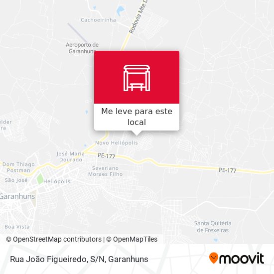 Rua João Figueiredo, S/N mapa