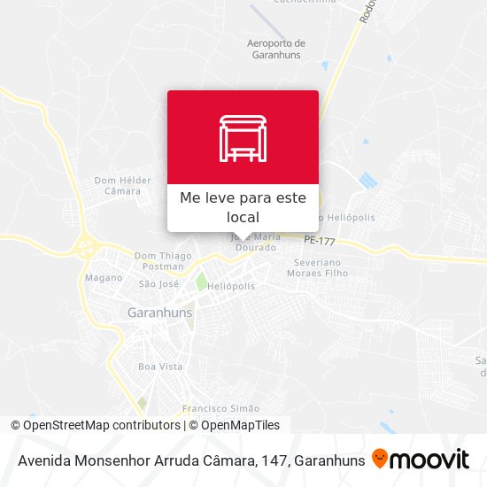 Avenida Monsenhor Arruda Câmara, 147 mapa