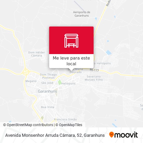 Avenida Monsenhor Arruda Câmara, 52 mapa