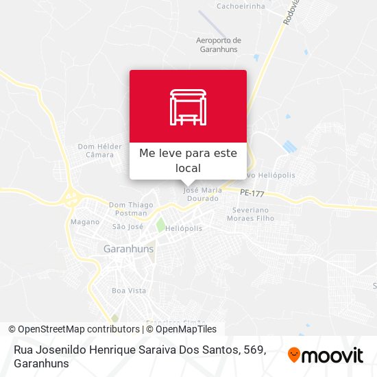 Rua Josenildo Henrique Saraiva Dos Santos, 569 mapa