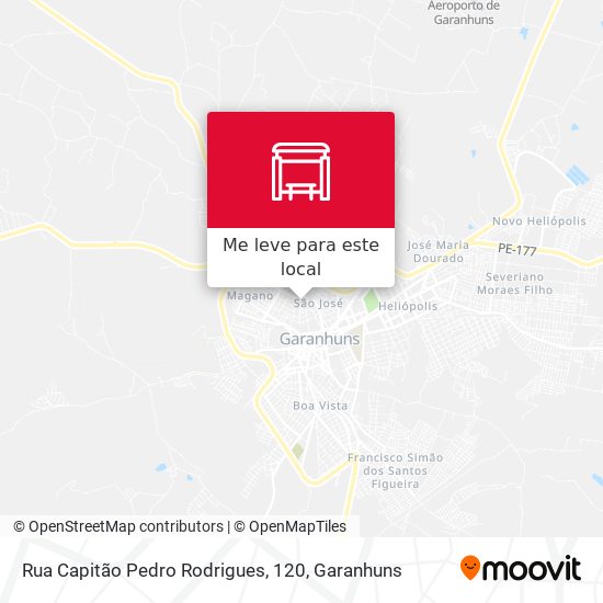 Rua Capitão Pedro Rodrigues, 120 mapa