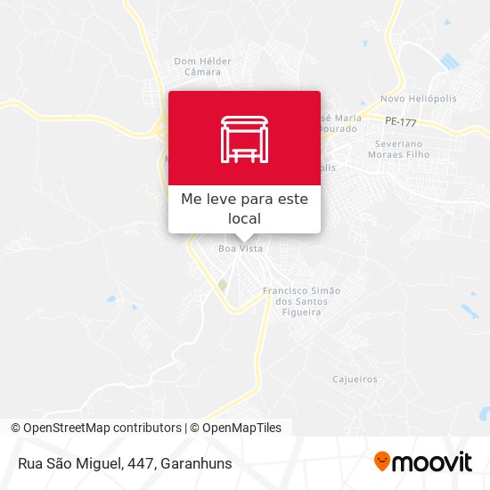 Rua São Miguel, 447 mapa