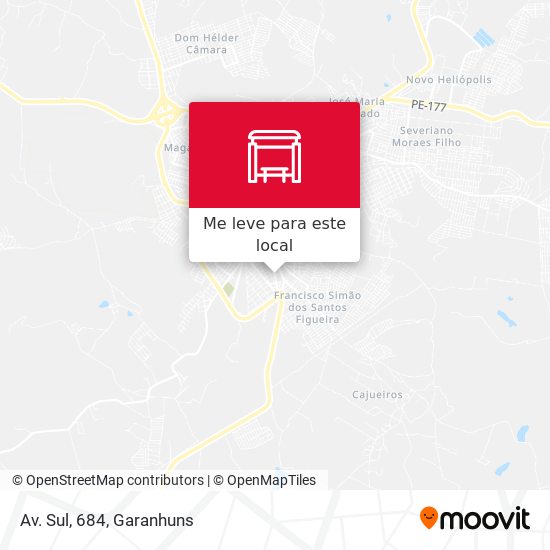 Av. Sul, 684 mapa