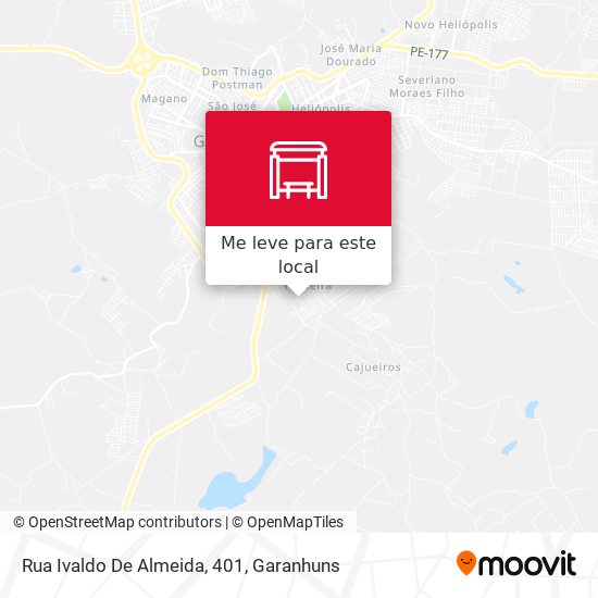 Rua Ivaldo De Almeida, 401 mapa