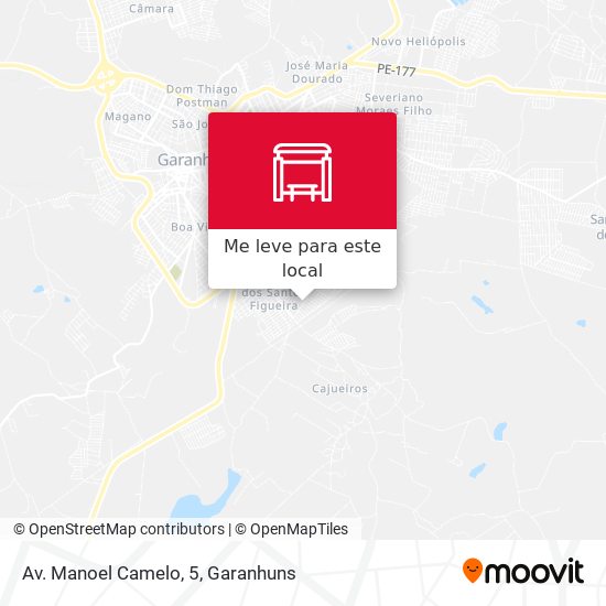 Av. Manoel Camelo, 5 mapa