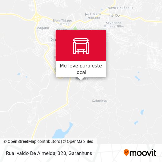 Rua Ivaldo De Almeida, 320 mapa