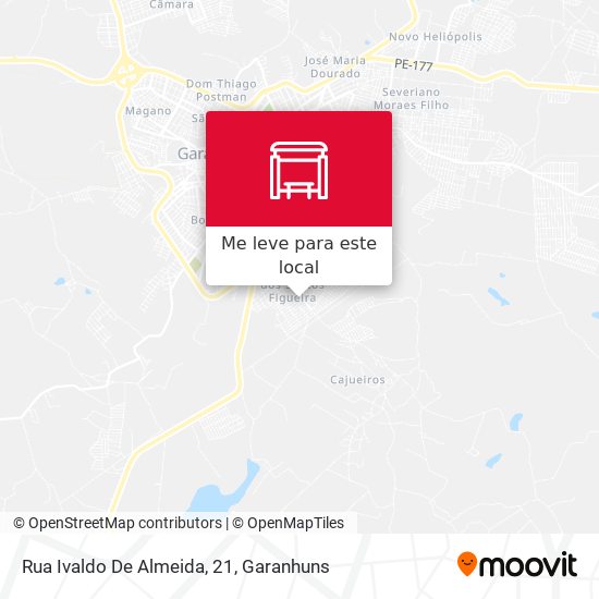 Rua Ivaldo De Almeida, 21 mapa