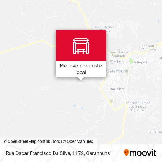 Rua Oscar Francisco Da Silva, 1172 mapa