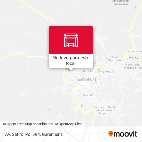 Av. Sátiro Ivo, 594 mapa