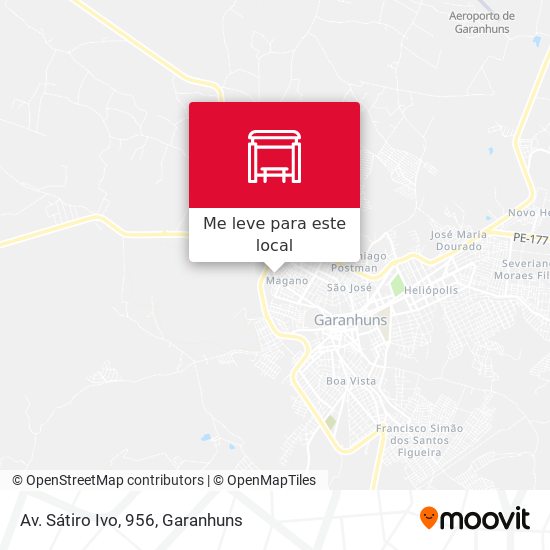 Av. Sátiro Ivo, 956 mapa
