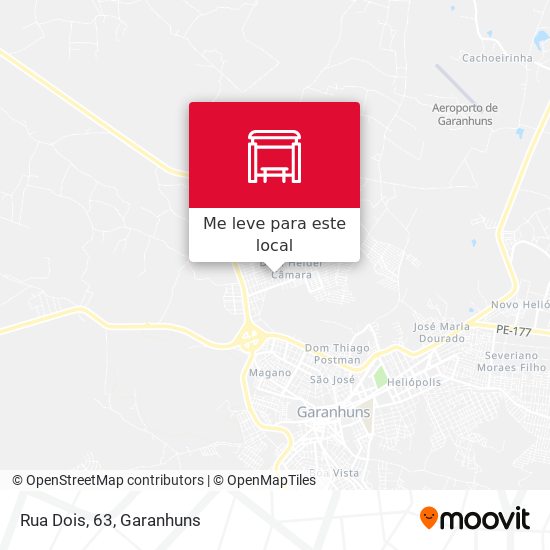 Rua Dois, 63 mapa